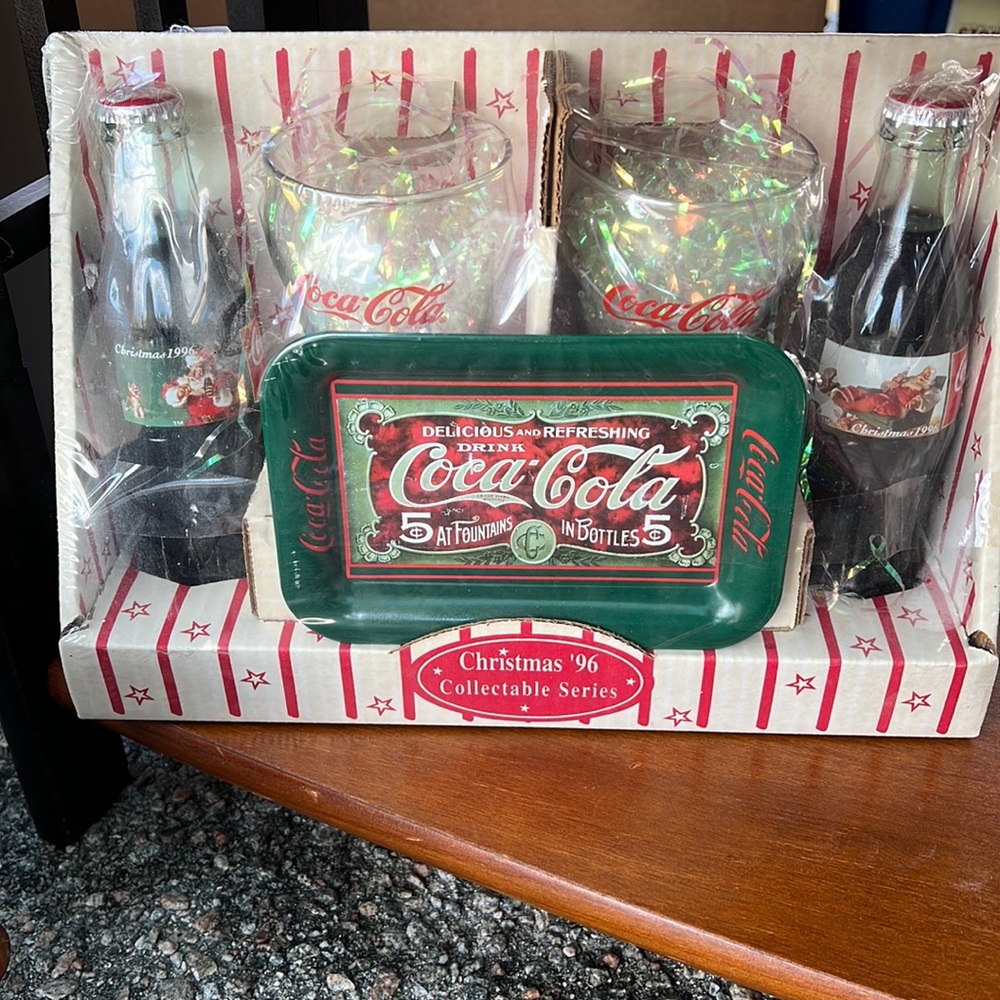 Coca Cola Christmas 1996 set